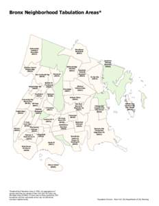 Bronx Neighborhood Tabulation Areas*  N Riverdale Fieldston Riverdale (BX22)