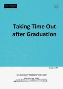 Taking Time Out after Graduation Version 7.14  What’s it all about?