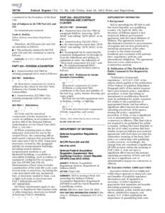[removed]Federal Register / Vol. 77, No[removed]Friday, June 29, [removed]Rules and Regulations considered in the formation of the final rule.