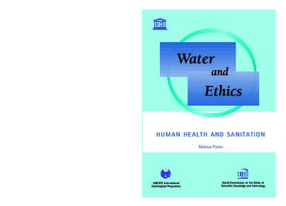 Human health and sanitation; Water and ethics; Vol.:Essay 6; 2004