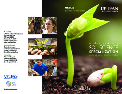 UF/IFAS Soil and Water Science Contact  UF/IFAS Soil and Water Science
