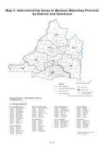 Mongkol Borei District / Thma Puok District / Communes of Cambodia / Serei Saophoan District / Puok District / Phnom Srok District / Phkoam / Chob Veari / Kouk Kakthen / Banteay Meanchey Province / Svay Chek District / Preah Netr Preah District