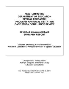 Free Appropriate Public Education / Special education / Education / Crotched Mountain Rehabilitation Center / Adapted physical education