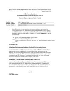 Region 3 RCRA Corrective Action Environemntal Indicator for ISG- Sparrows Point HH_MDD053945432