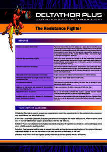 deltathor plus Looking for super Fast Knockdown? The Resistance Fighter benefits Contains synergised deltamethrin.