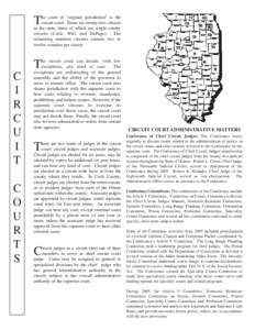 2005 Annual Report of the Illinois Courts - Administrative Summary