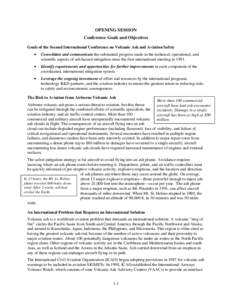 Volcanic ash and aviation safety / Volcanic ash / Volcanic Ash Advisory Center / Volcano / Prediction of volcanic activity / Mount Pinatubo / Types of volcanic eruptions / Air safety / Eruption column / Geology / Igneous petrology / Volcanology