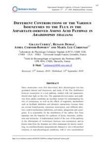 Biochemistry / Homoserine dehydrogenase / Aspartokinase / Flux / Enzyme / Threonine / Amino acid / Aspartate transaminase / Metabolic pathway / Chemistry / Metabolism / Biology