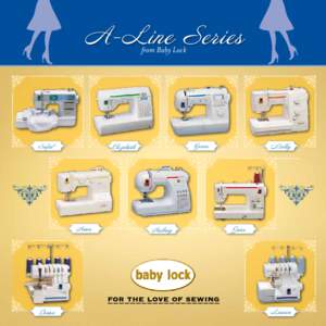 A-Line Series from Baby Lock Sofia2  Anna