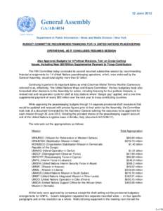 Peacekeeping / War / Department of Peacekeeping Operations / United Nations / Israel /  Palestine /  and the United Nations / United Nations Security Council Resolution / United Nations peacekeeping / Peace / Military operations other than war