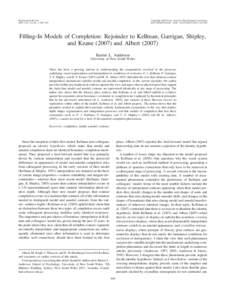 Psychological Review 2007, Vol. 114, No. 2, 509 –527 Copyright 2007 by the American Psychological Association 0033-295X/07/$12.00 DOI: [removed]295X[removed]