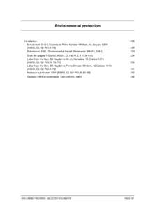 Australia / Impact assessment / Australian Labor Party / Environmental science / Gough Whitlam / Environmental impact statement / Whitlam Government / Bill Hayden / H. C. Coombs / Government of Australia / Politics of Australia / Members of the Australian House of Representatives