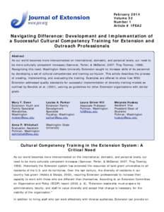 Interculturalism / Human resource management / Sociology / Cultural competence / Cross-cultural communication / Intercultural communication / Bennett scale / Diversity / Intercultural competence / Cultural studies / Cultural anthropology / Human communication