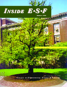 I NSIDE E ◆S ◆F Summer 1998 The magazine of the SUNY  C OLLEGE