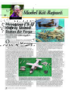 Model Kit Report Keith Pruitt Hasegawa CV-22 Osprey United States Air Force