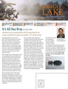 sebago  lake Watershed News