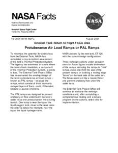 NASA Facts National Aeronautics and Space Administration Marshall Space Flight Center Huntsville, Alabama 35812