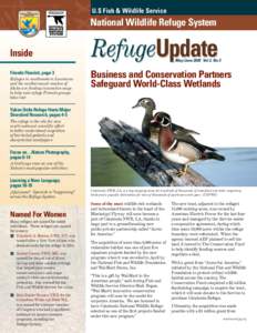 U.S Fish & Wildlife Service  National Wildlife Refuge System Inside May/June 2005 Vol 2, No 3