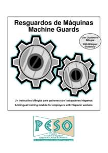 Resguardos de Máquinas Machine Guards Con Diccionario Bilingüe With Bilingual Dictionary