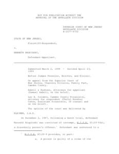 NOT FOR PUBLICATION WITHOUT THE APPROVAL OF THE APPELLATE DIVISION SUPERIOR COURT OF NEW JERSEY APPELLATE DIVISION A-2077-97T2