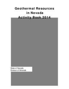 Geothermal Resources in Nevada Activity Book 2014 State of Nevada Division of Minerals