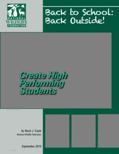 Back to School: Back Outside! Create High Performing Students