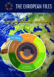 Septembern°38  Circular Economy in Europe Towards a new economic model  Design
