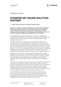 Microsoft Word - 150625_Press Release_Starmind und Colygon_GER_F