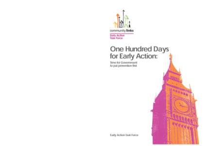 Liz Meek – Chair of Centre for London and former senior civil servant  Five Ways We Could Act Earlier on Mental Health I would like to see early action to tackle mental illness: we can improve lives and save money by 