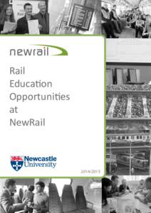  Rail Education Opportunities at NewRail