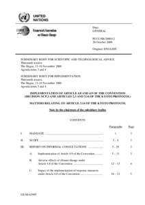 Climate change policy / Carbon finance / International relations / Adaptation to global warming / Global warming / The Adaptation Fund / Least developed country / Clean Development Mechanism / National Adaptation Programme of Action / United Nations Framework Convention on Climate Change / Environment / Climate change