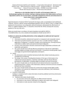 Amazon Environmental Research Institute ~ Conservation International ~ Environmental Defense Fund ~ Natural Resources Defense Council ~ Rainforest Alliance ~ The Nature Conservancy ~ Union of Concerned Scientists ~ Wildl