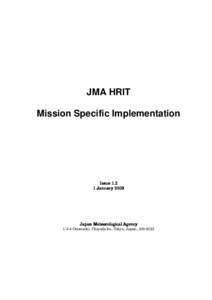 JMA HRIT Mission Specific Implementation Issue[removed]