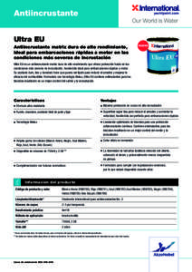 Antiincrustante Ultra EU Antiincrustante matriz dura de alto rendimiento, ideal para embarcaciones rápidas a motor en las condiciones más severas de incrustación