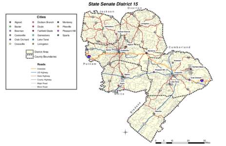 State Senate District 15 Overton Jackson