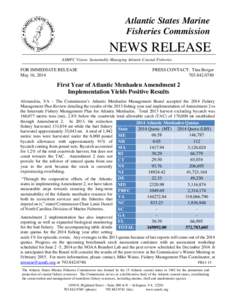 Menhaden / Bycatch / Overfishing / Atlantic States Marine Fisheries Commission / Fisheries management / Gulf menhaden / Fish / Clupeidae / Atlantic menhaden