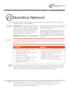 IDENTIFY  | LISTEN | CREATE | MEASURE + ANALYZE Narrative Network