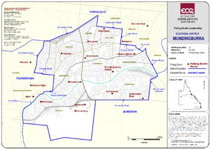 Election Map: District - MUNDINGBURRA