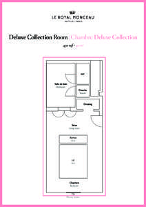 Deluxe Collection Room I Chambre Deluxe Collection 430 sqf • 40 m2 WC  Salle de bain