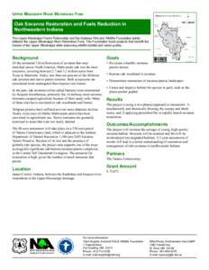 Geography of the United States / Ecoregions / Nearctic / Oak savanna / Tropical and subtropical grasslands /  savannas /  and shrublands / Prairie / Savanna / Tallgrass prairie / Conrad Savanna Nature Preserve / Biogeography / Temperate grasslands /  savannas /  and shrublands / Physical geography