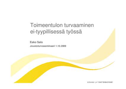 Microsoft PowerPoint - Esko SaloPPT