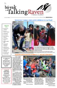 May 2014 Vol. 8, Issue 5  Governor Inslee visits with children in La Push