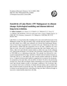 Lake Ihotry / Toliara Province / Diatom / Open and closed lakes / Lake / Geography of Madagascar / Water / Lakes / Bodies of water