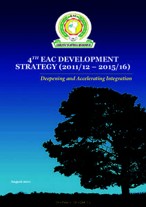 4th eAC DEVELOPMENT STRATEGY[removed] – [removed]Deepening and Accelerating Integration August 2011