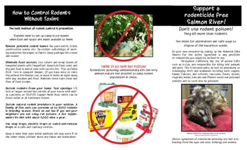 Support a rodenticide free How to Control Rodents Without Toxins
