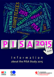 I n f o r m a t i o n  about the PISA Study[removed]