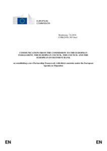 Foreign relations of the European Union / Frontex / Refugees of the Syrian Civil War / European Investment Bank / European Union / European Development Fund / European Neighbourhood Policy / European migrant crisis / EU-Turkey relations