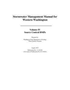 Stormwater Management Manual for Western Washington