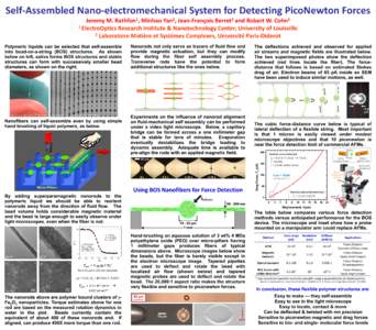 Nanomaterials / Biophysics / Molecular biology / Optical trapping / Optical tweezers / Photonics / Nanorod / Magnetic field / Electron / Physics / Electromagnetism / Biology