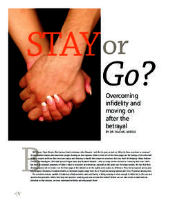 STAY or Go? Overcoming infidelity and moving on after the